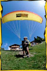 Start zum Tandemflug